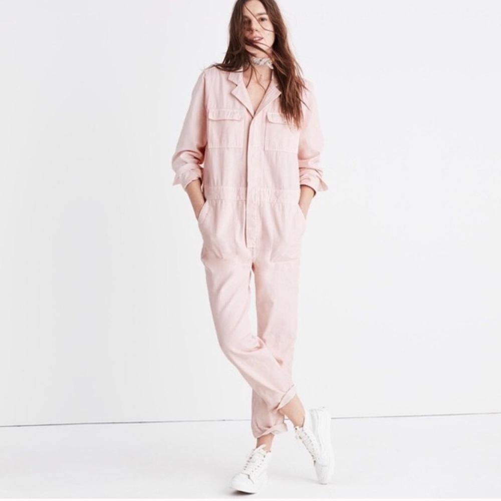 Madewell Pink Coveralls